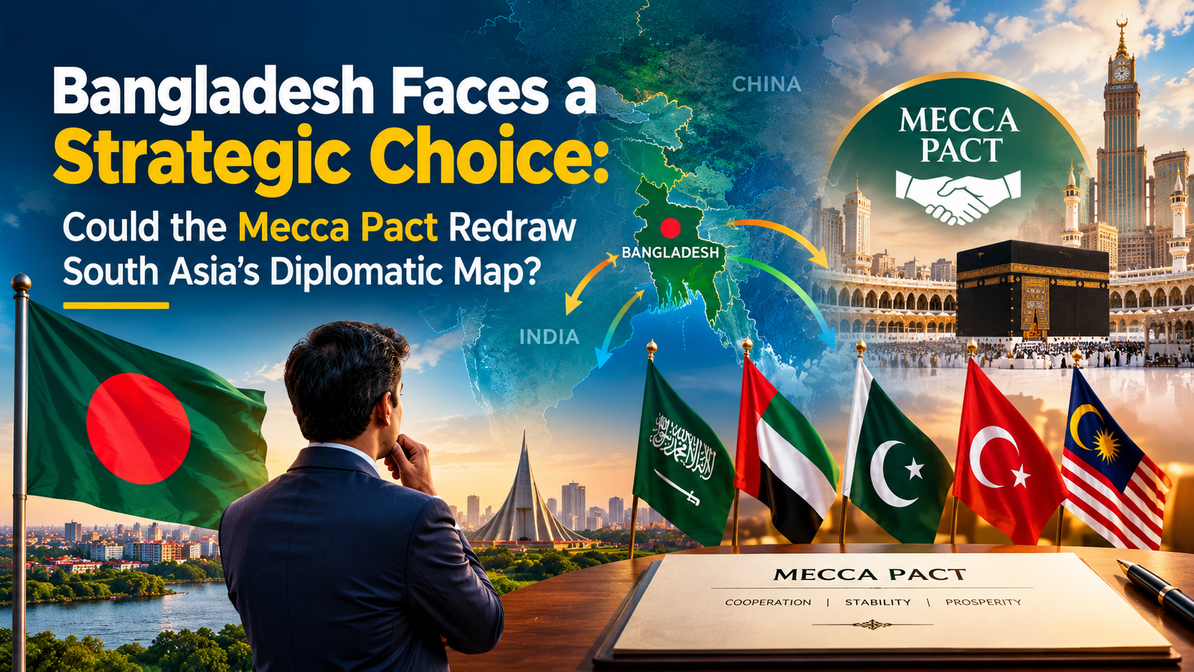 Bangladesh Faces a Strategic Choice: Could the Mecca Pact Redraw South Asia’s Diplomatic Map?