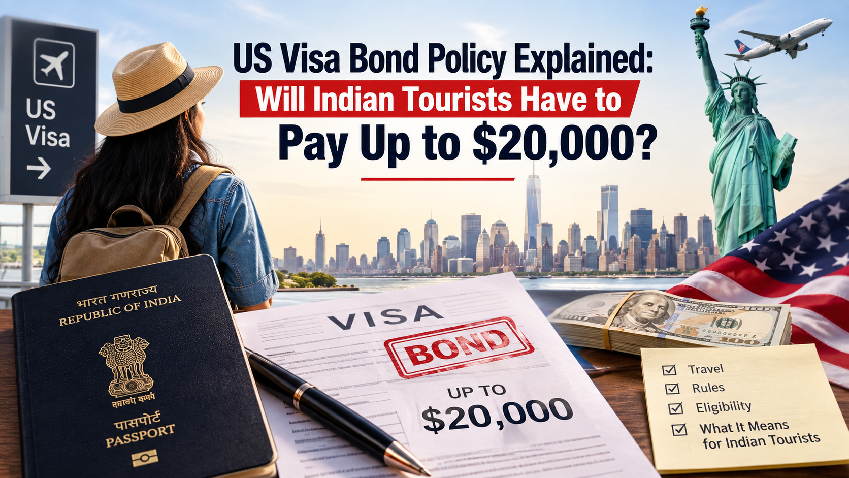 US Visa Bond Policy Explained: Will Indian Tourists Have to Pay Up to $20,000?