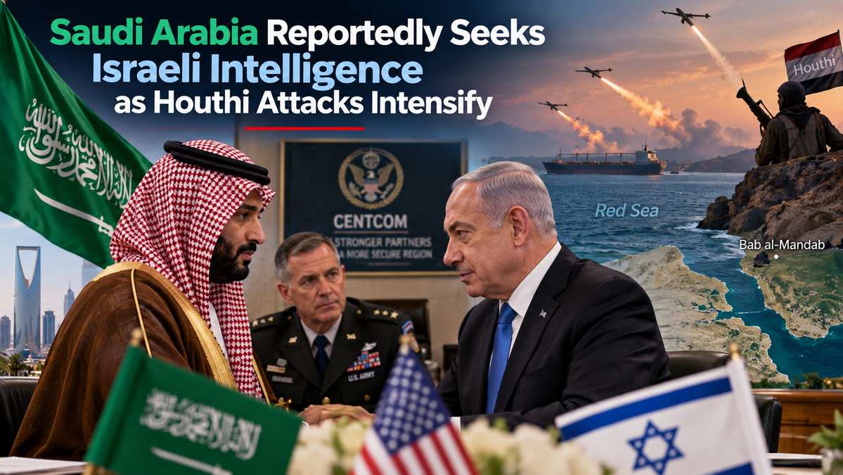 Saudi Arabia Reportedly Seeks Israeli Intelligence as Houthi Attacks Intensify